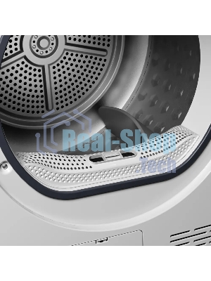 Сушильная машина Kuppersberg DM 611 W, отдельностоящая, тепловой насос, 8 кг, 15 программ, отсрочка старта, защита от сминания, ультрафиолет, электронное управление, белый