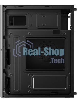 Компьютерный корпус CBR mATX Minitower V861, без БП, 2хUSB 2.0, HD Audio+Mic, черный PCC-MATX-V861-WPSU