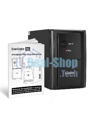 Источник бесперебойного питания ExeGate EX292606RUS SpecialPro UNB-2000.LED.AVR.1SH.2C13 2000VA/1200W, LED, AVR,1*Schuko+2*C13, металлический корпус, черный