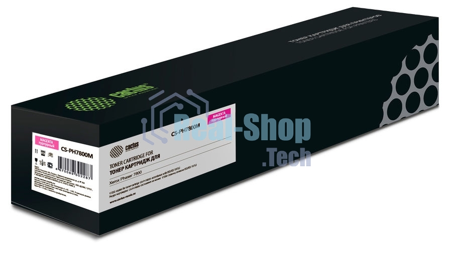 Картридж лазерный Cactus CS-PH7800M (106R01571) пурпурный (17200 стр.) для Xerox Phaser 7800