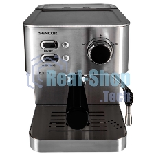 Кофеварка рожковая Sencor SES 4010SS серый, исп. кофе - молотый, 1.5 л, 1050 Вт, 15 бар