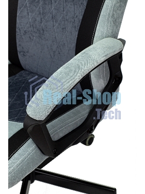 Кресло Бюрократ VIKING 6 KNIGHT BL FABRIC синий, ткань, 120 кг, механизм качания
