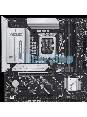 Материнская плата ASUS PRIME B860M-A WIFI, LGA 1851, Intel B860, 4xDDR5, 4xSATA, 2xM.2, 1xPCIe 5.0 x16, 1xPCIe 4.0 x16, 1xPCIe 4.0 x1, 2xDP, 1xHDMI, 1x 2.5Gb LAN, 1xUSB-C 20Gbps, 1xUSB-A 10Gbps, 2xUSB-A 5Gbps, 4xUSB-A 2.0, 3x3.5 мм, 7.1, micro-ATX.