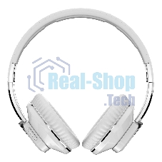 Беспроводные/проводные наушники More Choice HW33 белый, накладные, Bluetooth + проводной, до 10 ч