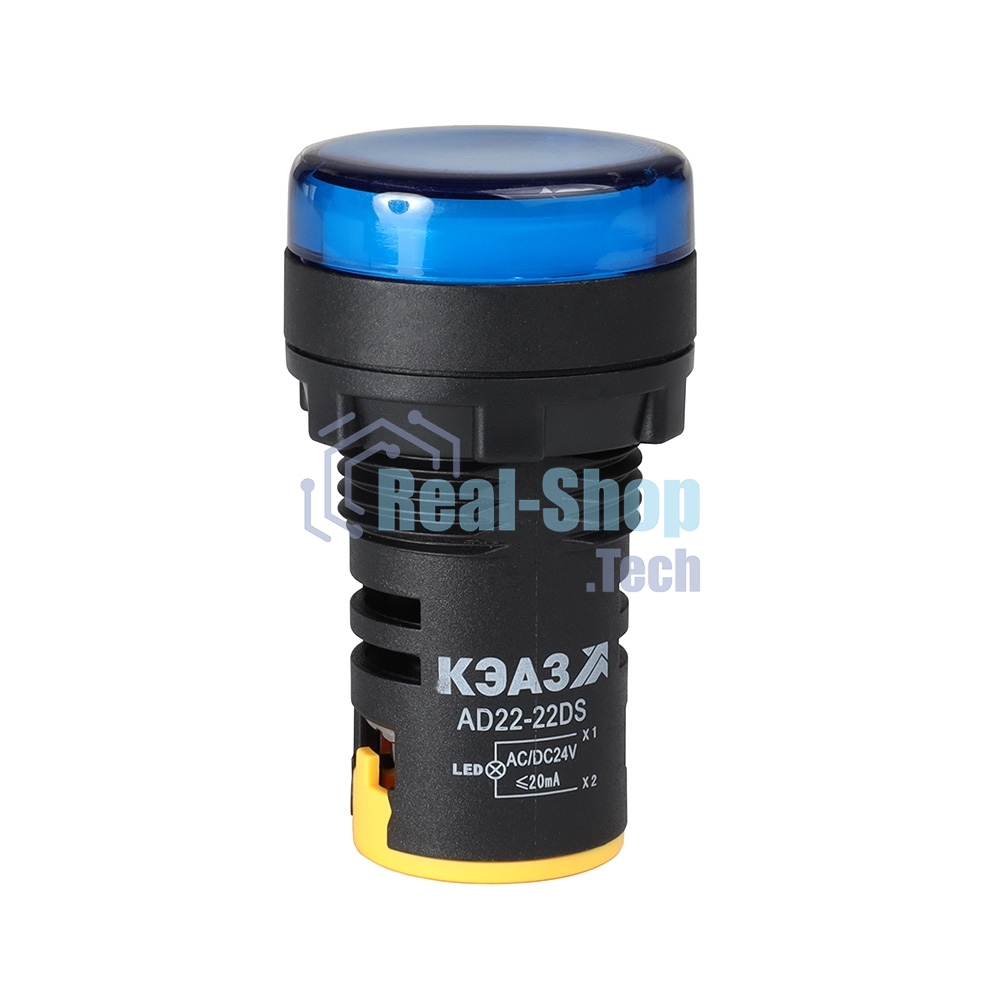 Лампа AD22DS(LED) матрица 22мм 230В син. КЭАЗ 238571