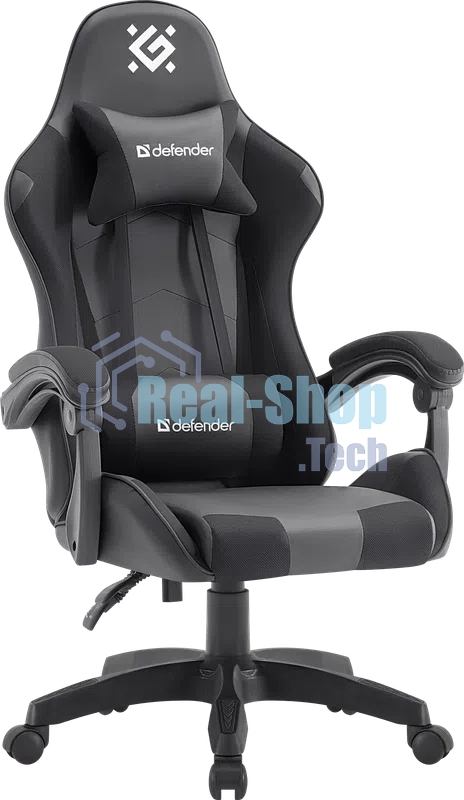 Кресло игровое Defender OKAS BLACK/GREY PU