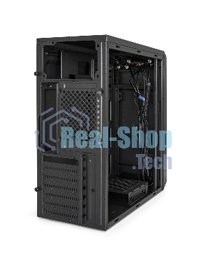 Компьютерный корпус Miditower ExeGate XP-332UC-UNS400 (ATX, БП UNS400 с вент. 12см, 2хUSB 3.0/1хTypeC, аудио, черный)