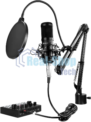 Микрофон проводной Оклик SM-600G 2.5м черный