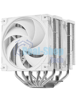 Кулер для процессора DEEPCOOL AG620 G2 WH LGA1954/1851/1700/AM5/AM4 (9шт/кор, TDP 270W, PWM, DUAL Black Fan 120mm, 6 тепл. трубок, белый) RET