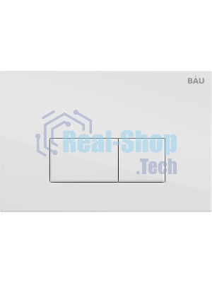 Кнопка смыва BAU Hotel для инсталляции, белый глянец