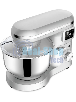 Планетарный миксер BQ MX640 White. Максимальная мощность 1600 Вт/Чаша из нержавеющей стали 6 л/Функция ферментации/Подогрев чаши до 40'C/Электронное управление/Металлические насадки в комплекте/Металлические шестерни/Двойная защита: от перегрева, от перегрузки/Защтная крышка от брызг/LED подсветка/Длина сетевого шнура 1 м