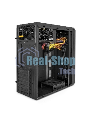 Компьютерный корпус Miditower ExeGate XP-332UC-UNS400 (ATX, БП UNS400 с вент. 12см, 2хUSB 3.0/1хTypeC, аудио, черный)