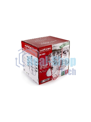 Мантоварка-пароварка WEBBER BE-082 7 л, 24 см, нержавеющая сталь, с крышкой, 4 ярусная