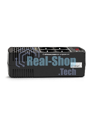 Стабилизатор ExeGate Power AD5000-1200 (1200VA/600W, диапазон 150...280В, 4 евророзетки)