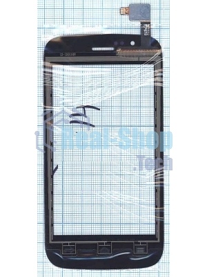 Сенсорное стекло (тачскрин) для Explay A400, черное
