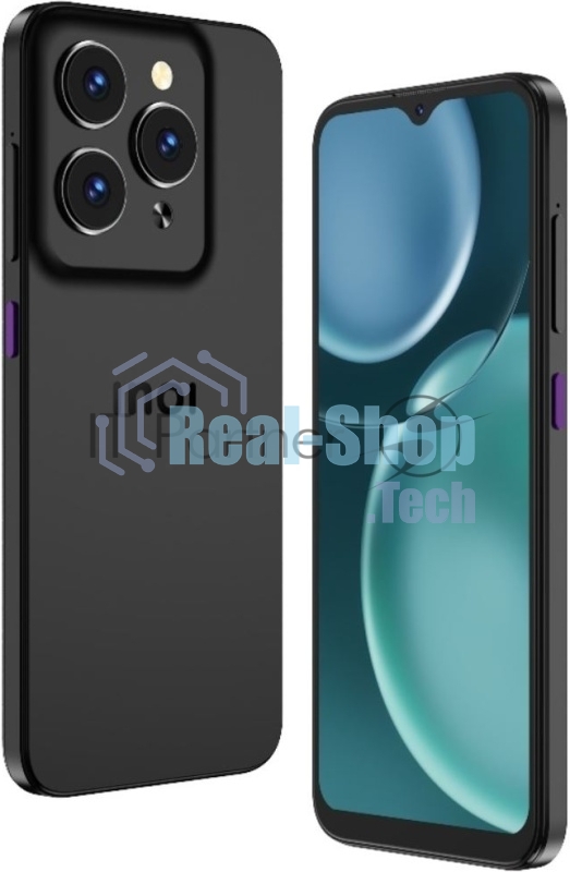 Смартфон INOI Note 15 6+10*/256GB, Titanium черный