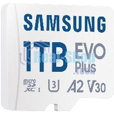 Флеш карта Samsung EVO Plus MicroSDXC MB-MC1T0SA/KR 1Tb A2 U3 V30 +SD Adapter