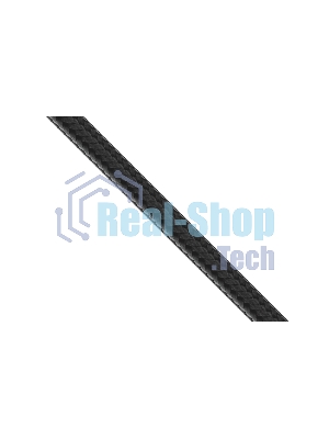 Кабель OLMIO GEEK, Type-C - Type-C, 60W, 1.2м, тканевая оплетка, LCD, черный