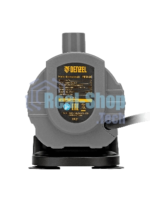 Насос фонтанный Denzel FNP31-24 31 Вт, подъем 2,4 м, 1500 л/ч, колокольчик/2 каскада/гейзер