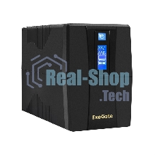 Источник бесперебойного питания ExeGate Power Smart ULB-850.LCD.AVR.EURO.RJ 850VA/480W, LCD, AVR, 2 евророзетки, черный