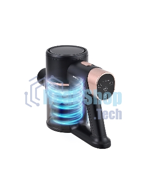 Пылесос вертикальный Centek CT-2570 черный/золотой, питание от аккумулятора, 180 Вт, уборка сухая, пылесборник 0.6 л