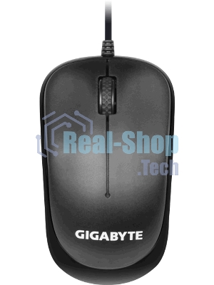 Комплект клавиатура+мышь Gigabyte GK-KM6300 проводной, USB, 1000 DPI, чёрный