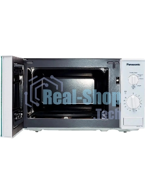 Микроволновая печь Panasonic NN-SM221WZPE белый, 20 л, 800 Вт, переключатели - поворотный механизм
