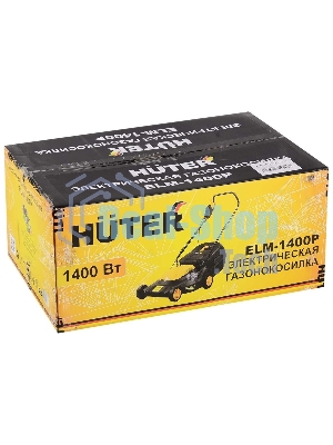 Газонокосилка электрическая Huter ELM-1400/ELM-1400P, от сети, 1100 Вт