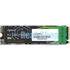 Накопитель SSD Apacer 1Tb, M.2 2280 AS2280P4X, PCIe 3.0 x4, NVMe, R/W 2100/1700