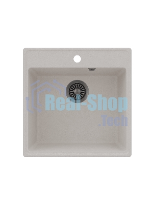 Кухонная мойка Maunfeld Perla 505 MFQS-505W кремовый