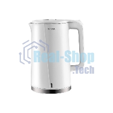 Чайник электрический Centek CT-0005 2200 Вт, 1.7 л, белый