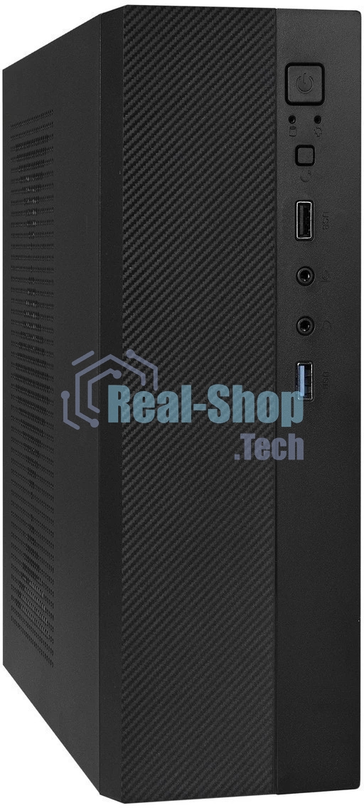 Компьютерный корпус Desktop ExeGate MI-301U-300 (mATX/mini-ITX, 1U-F300S 4см, 1*USB+1*USB 3.0, аудио, черный)