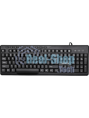 Комплект клавиатура+мышь Gigabyte GK-KM6300 проводной, USB, 1000 DPI, чёрный