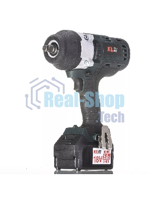 Профессиональный бесщеточный гайковерт аккумуляторный KLPRO KLSS18BHX-50 (18В, Li-ion-2шт, 5.0Ач, 800Нм, 2 скорости, подсветка,З/У,в кейсе)