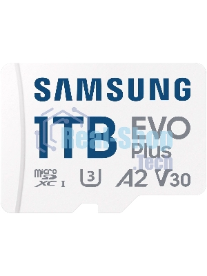 Флеш карта Samsung EVO Plus MicroSDXC MB-MC1T0SA/KR 1Tb A2 U3 V30 +SD Adapter