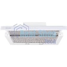 Вытяжка встраиваемая Maunfeld Ouse Touch Glass 60 белый, 60 см, 750 куб. м/ч, 48 дБ