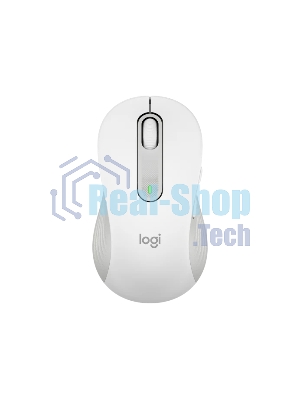 Мышь беспроводная Logitech Signature M650 L белый, 4000 dpi, радиоканал, Bluetooth, USB, кнопки - 5