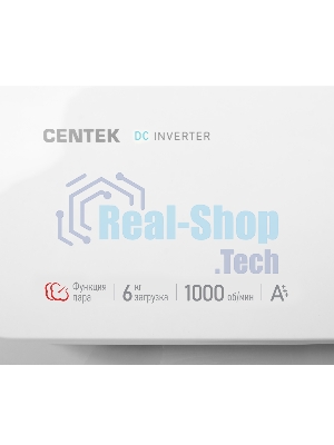 Стиральная машина Centek CT-1920 белый, загрузка фронтальная 6 кг, 1000 об/мин., класс: А+++