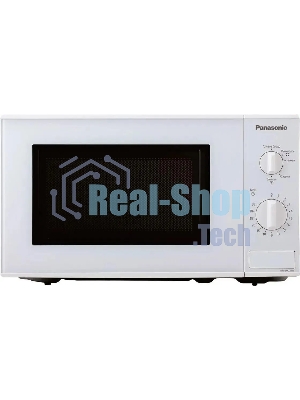 Микроволновая печь Panasonic NN-SM221WZPE белый, 20 л, 800 Вт, переключатели - поворотный механизм