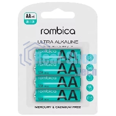 Батарея ALKALINE AA X 4 AB-LR06A ROMBICA