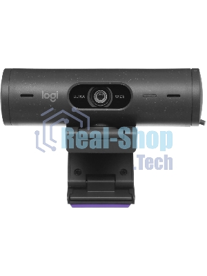 Веб-камера Logitech Brio 500 1920x1080, 30 кадр/с, USB Type-C, микрофон (2 шт, шумоподавление), автоматическая фокусировка, автоосвещение, универсальное крепление