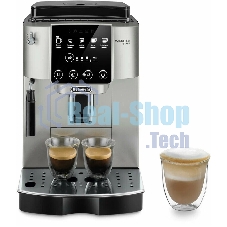 Кофемашина DeLonghi ECAM220.30.SB серебристо-черный, исп. кофе - зерновой/молотый, 1.8 л, 1450 Вт, 15 бар
