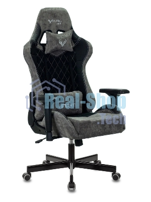 Кресло Бюрократ VIKING 7 KNIGHT B FABRIC черный, ткань, 120 кг, механизм качания