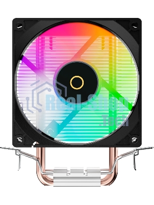 Кулер для процессора Ocypus Gamma A20 BK ARGB, 92mm FARGB FAN, Top FARGB Panel, 2 HEAT PIPES, 3-PIN, 1900 RPM, 21DBA, HYDRO BEARING, LGA115X/1200/1700/18XX, AM4/AM5