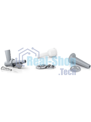 Мясорубка электрическая Bosch MFW2515W белый, 1500 Вт, 1.7 кг/мин, защита от перегрузки, насадки - 4