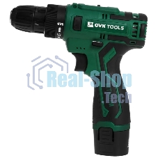 Дрель-шуруповерт Ovk Tools OTCS3AA-12V-1.5A, 12 В, 1,5 Ач, 26 Нм, щеточный