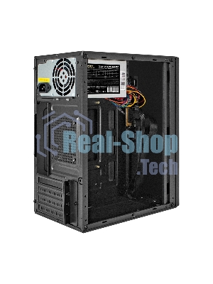 Компьютерный корпус Minitower ExeGate BAA-303M-AAA400 (mATX, БП AAA400 с вент. 8см, 2*USB, HD Audio, черный)