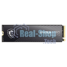 Накопитель SSD MSI M.2 2280 2Tb SPATIUM M560 Client SSD S78-440Q940-P83, PCIe Gen4x4 with NVMe, 3D TLC, R/W 4900/4400
