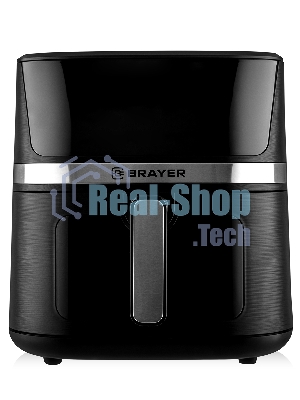 Аэрогриль Brayer 2038BR черный, 1600 Вт, 7 л, сенсор, 12 программ