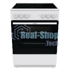 Плита электрическая Gorenje GEC6A11WG белый, конфорок 4 шт, духовка 65 л, 60 см x 85 см x 60 см